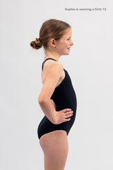 Period Swimwear - Girls One Piece Swimsuit  - Basic Black